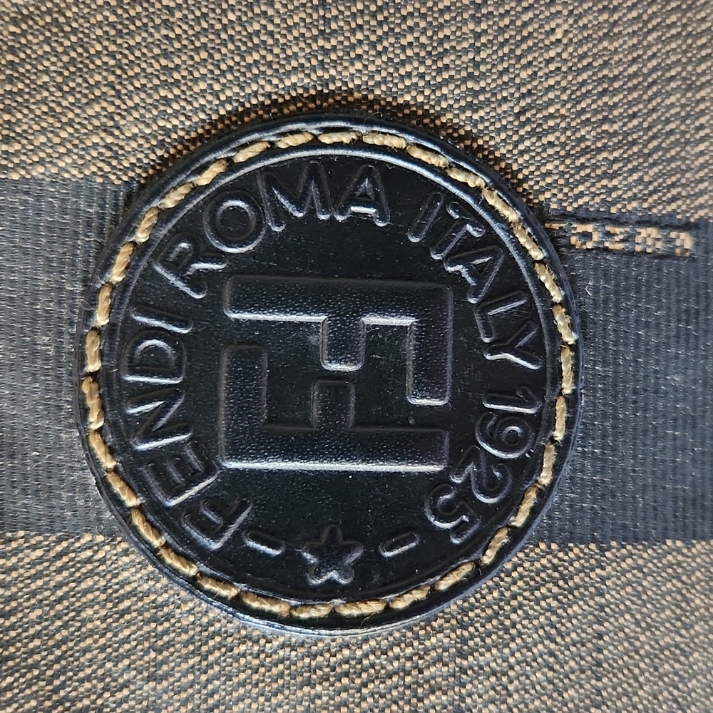 FENDI Pequin Boston Bag w/COA & dustbag - Picture 3 of 16
